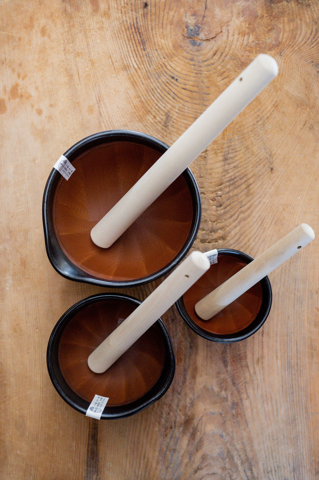 Handmade Black Suri Bowl and Pestle Medium | Motoshige | Miss Arthur | Home Goods | Tasmania