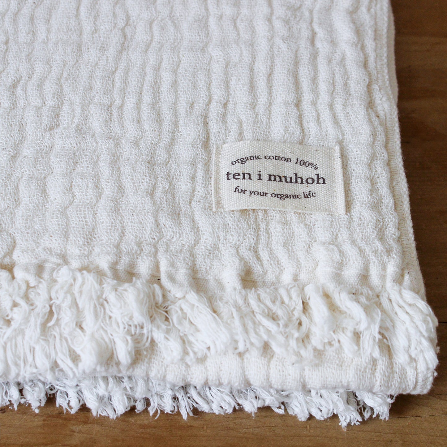 Tenimuhoh 4Layered Muslin Natural x Natural Line Large | Tenimuhoh | Miss Arthur | Home Goods | Tasmania