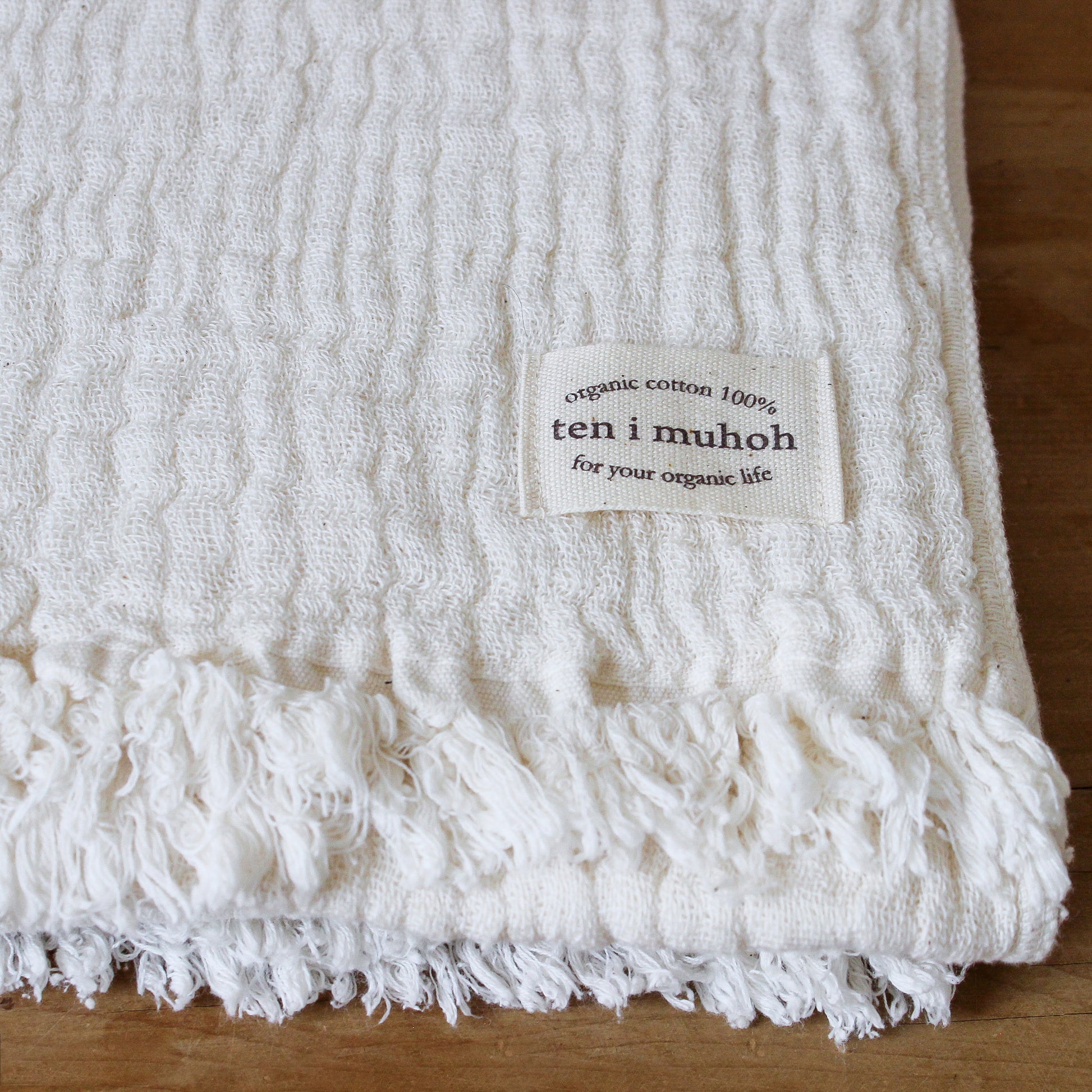 Tenimuhoh 4Layered Muslin Natural x Natural Line Large | Tenimuhoh | Miss Arthur | Home Goods | Tasmania